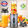 900W Personal Smoothie Blender with 2x22oz Cups Portable Shake Mixer