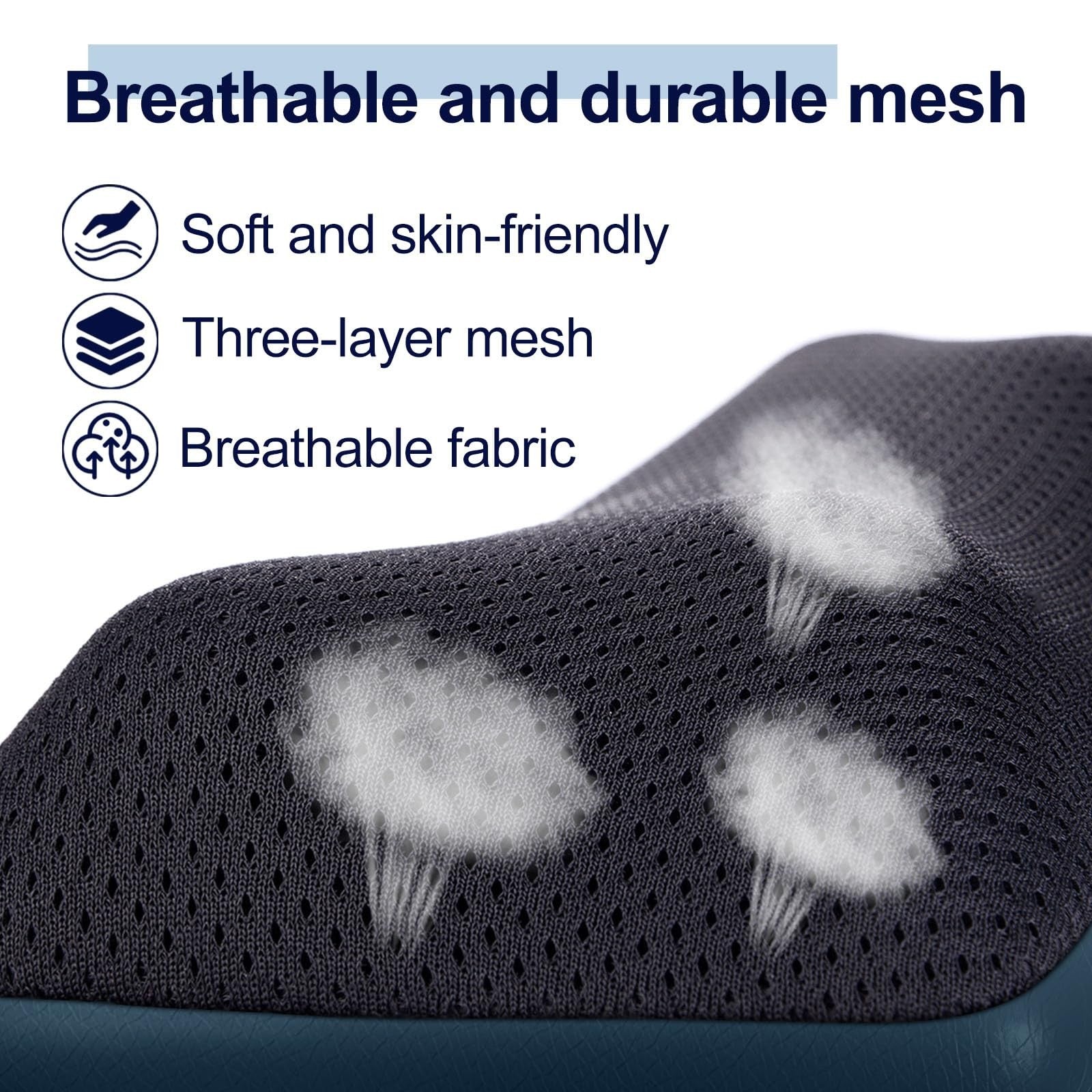 Shiatsu Back Neck Massager with Heat Deep Tissue Pain Relief Relaxation Home Car