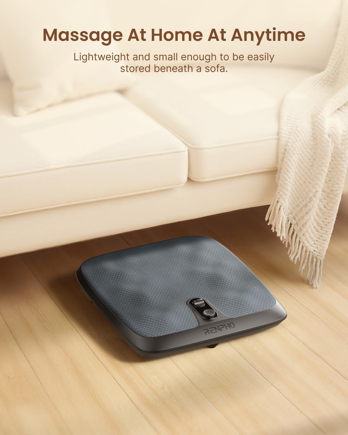 RENPHO FSA Shiatsu Foot Massager with Heat, Father Day Foot-Enabled On/Off