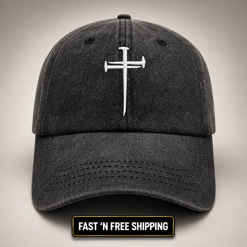 Christan Jesus Cross Baseball Cap Embroidered Dad Hat Adjustable Fashion Hats