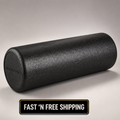 18" High Density Foam Roller Deep Tissue Massage Exercise Recovery Black