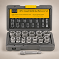 Bolt Extractor Set 14Pc Stripped Bolt Remover Socket Kit for Damaged Nuts
