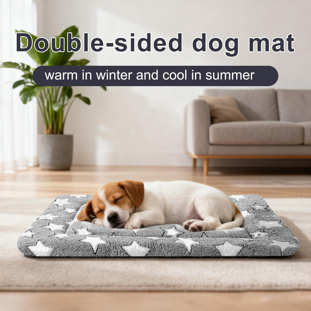 Dog Crate Bed Mat Soft Washable Cushion Pad Kennel Comfort Home Use