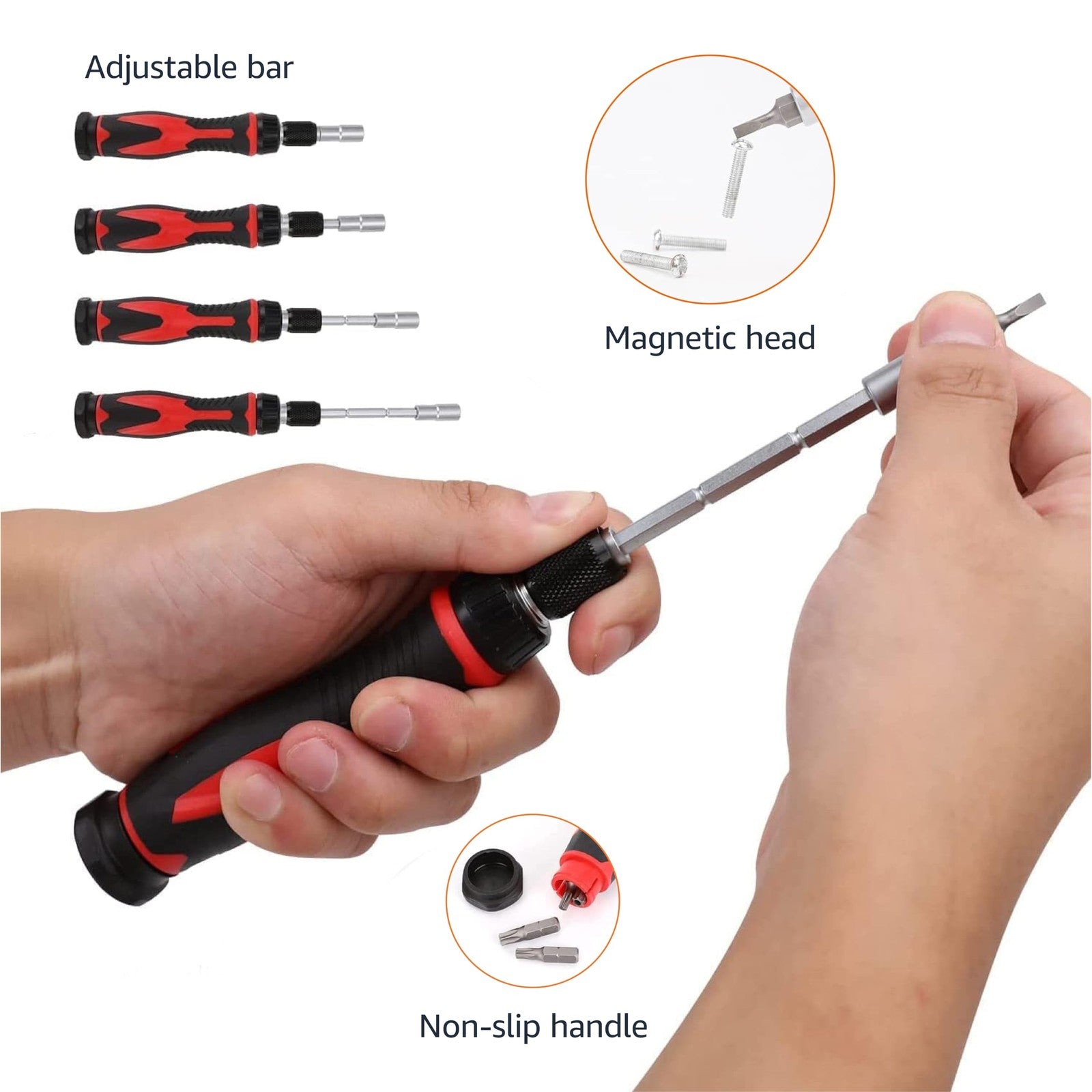 Magnetic Ratcheting Wrench and Electronics Precision Screwdriver Tool Set, 73-Pc