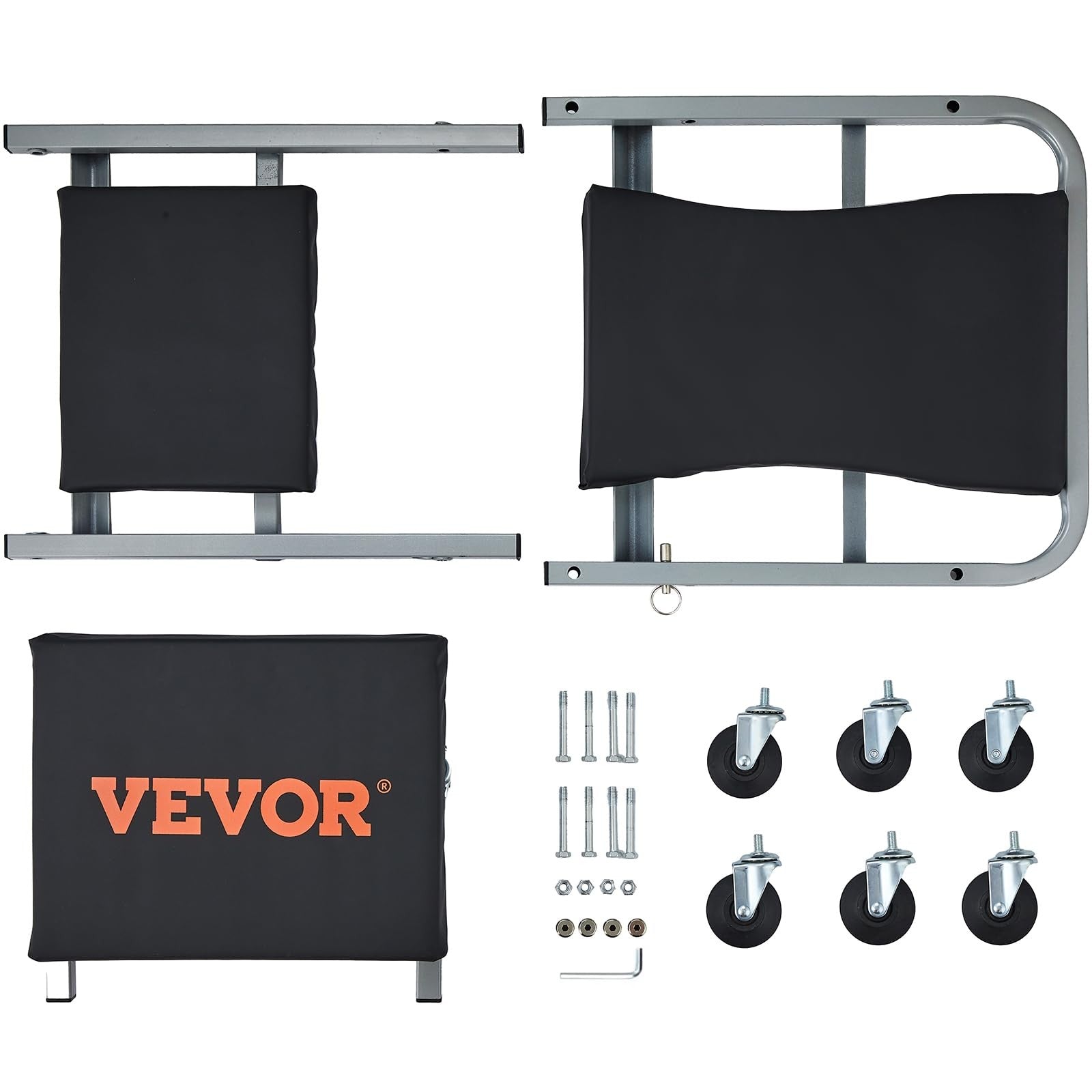 VEVOR Mechanic Creeper, Garage Gift, 36" Z Creeper Seat, 2 in 1 Mechanic Gifts,