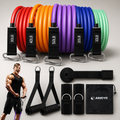 150LB Resistance Bands Set with Handles Door Anchor Home Gym Workout