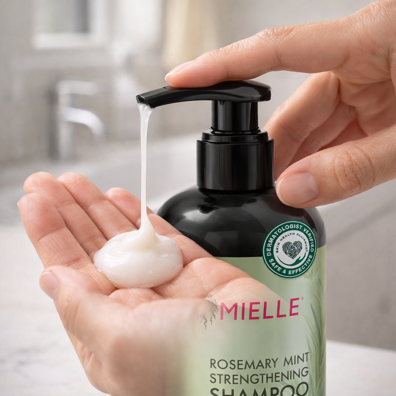 Mielle Organics Rosemary Mint Biotin Shampoo Moisturizing Strengthening Hair