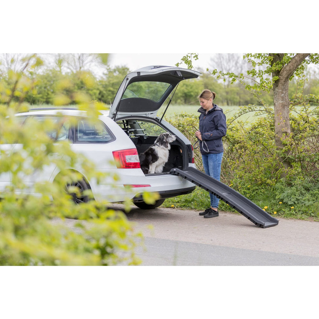 Trixie Folding Dog Ramp with Non-Slip Surfaces - Pet Ramp for Large Cars and SUV