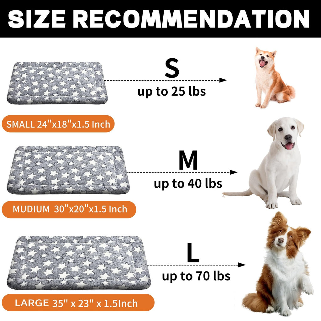 Dog Crate Bed Mat Soft Washable Cushion Pad Kennel Comfort Home Use