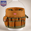 Bucket Boss The Bucketeer Bucket Tool Organizer in Brown Portable Hardware Tools