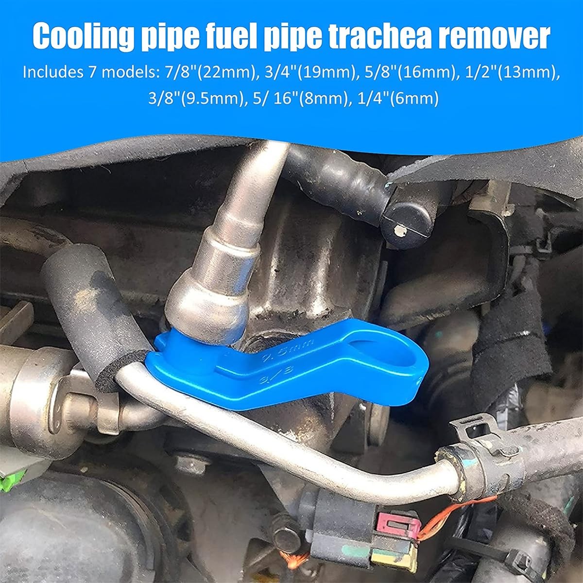 AUCELI AC Fuel Line Disconnect Tool Set 16Pc Automotive Hose Removal Repair Kit