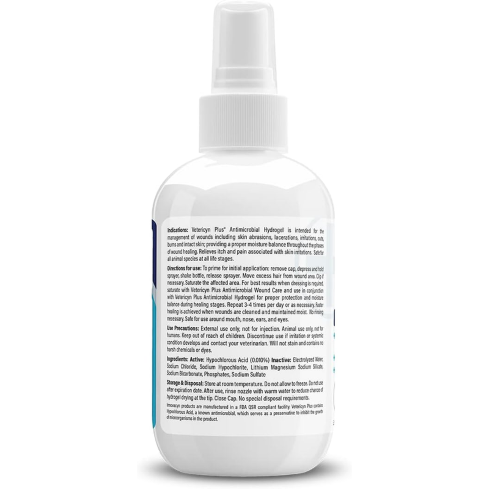Dog Wound Care Hydrogel Spray 3oz Vetericyn Plus Healing Aid Itchy Skin Relief