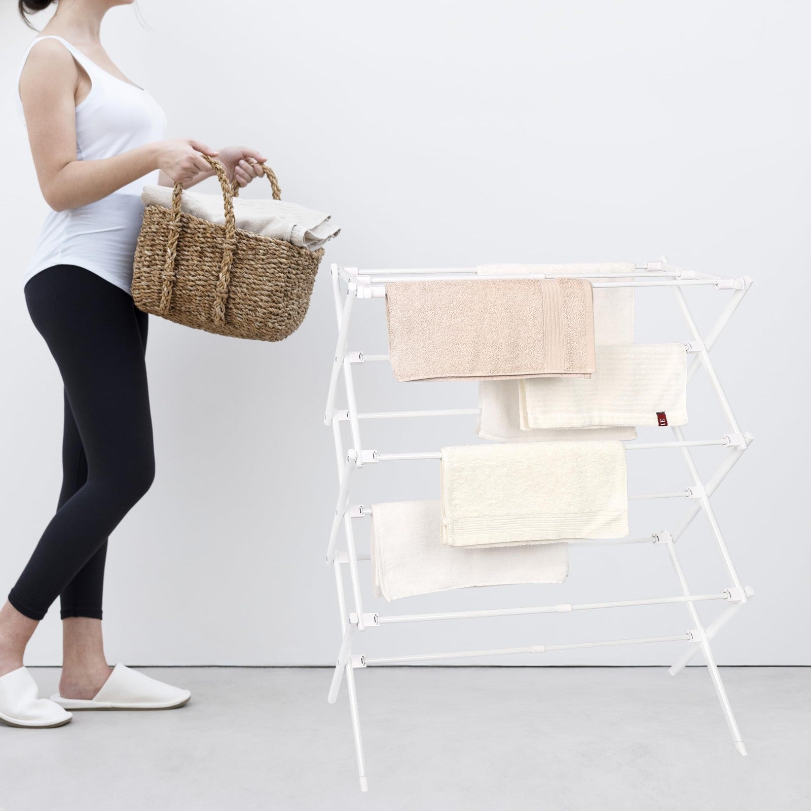 HOMEWARE 2026 Enhanced Clothes Drying Rack Foldable Rack Clothing for Laundry