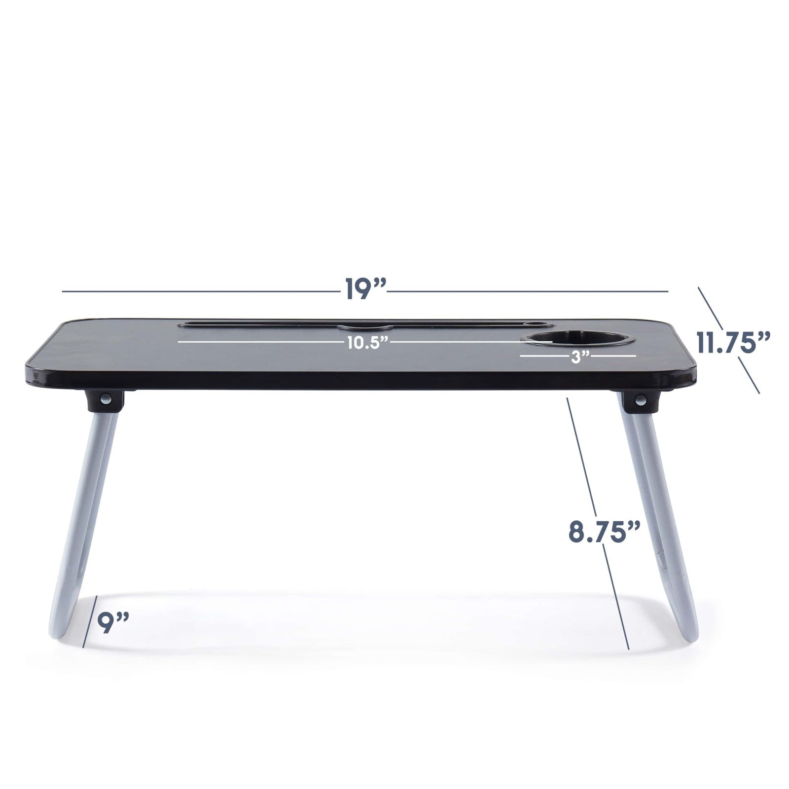 Laptop Bed Tray Table, Laptop Stand, Portable Lap Desks with Foldable Legs, Read