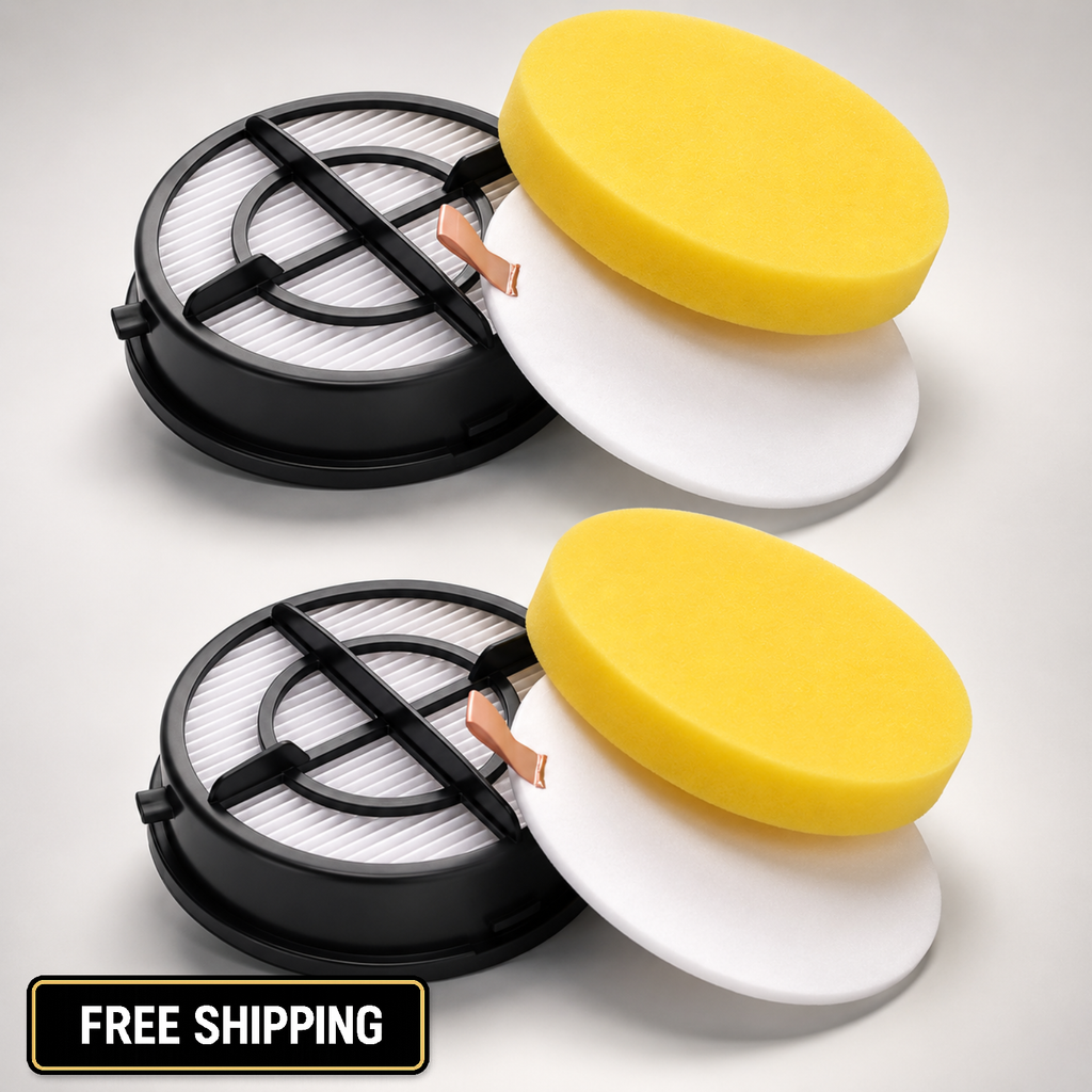 Bissell Pet Hair Eraser Vacuum Filter Kit 6 Pc Fits 1650 Series Replaces 16871
