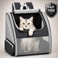 Conlun Cat Backpack Carrier Up to 15lbs Foldable 3 Mesh Travel Hiking