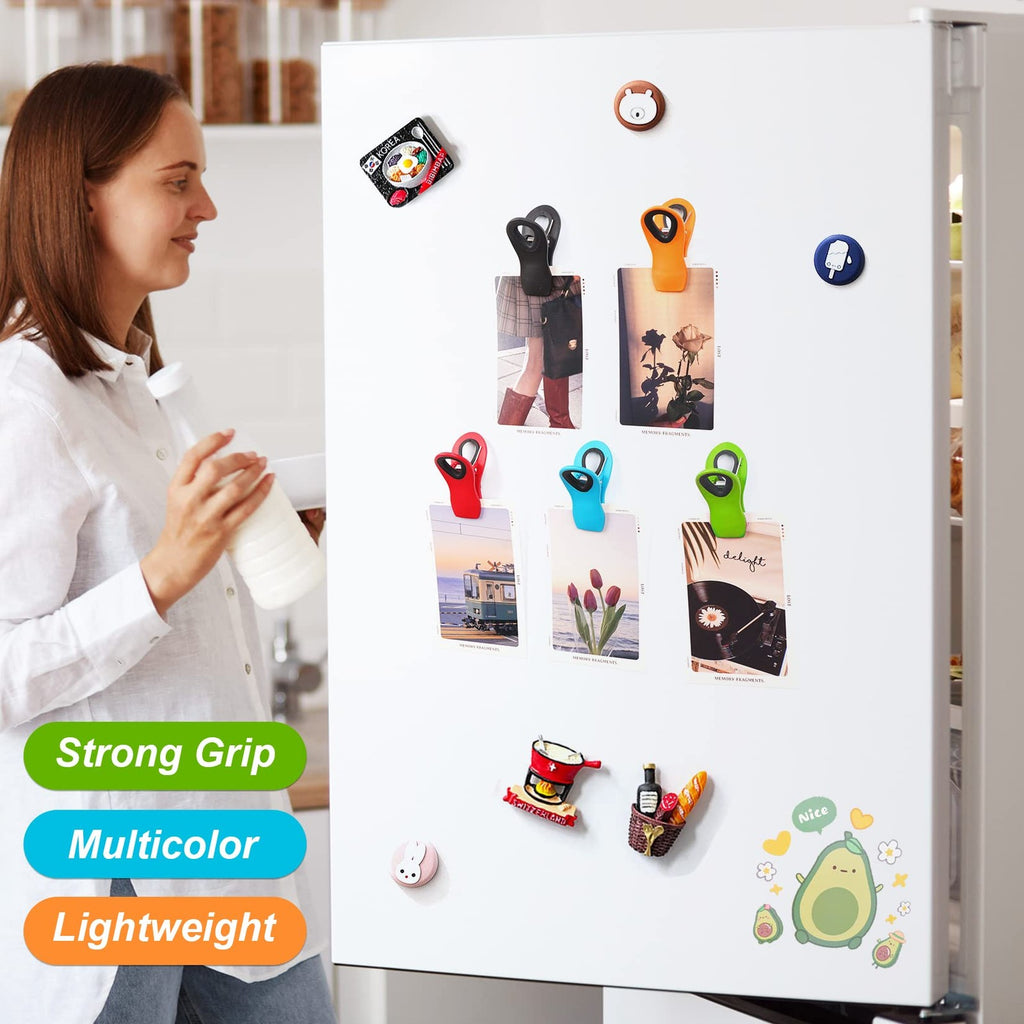 12 Pack Chip Clips Bag Clips, Magnetic Bag Clip for Food Storage Heavy Duty.