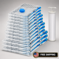 12 Vacuum Storage Bags w/ Hand Pump 3 S/M/L/Jumbo Space Saver Compression