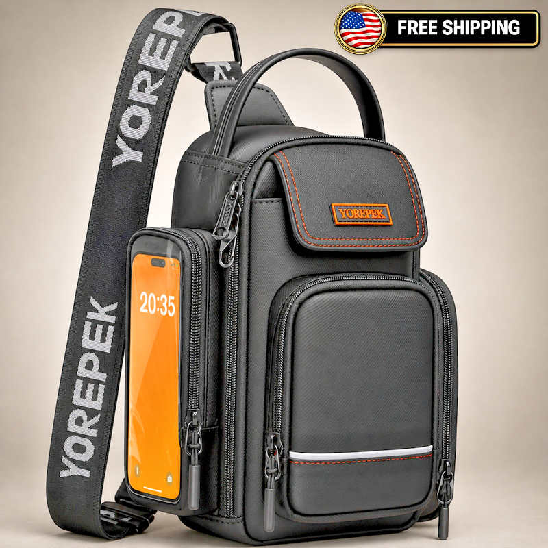YOREPEK Magnetic Gym Bag Insulated Bottle Holder Phone Pocket Air Tag Pouch
