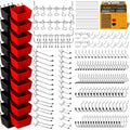 297-Piece Pegboard Organizer Kit for Garage, Workshop & Craft Room