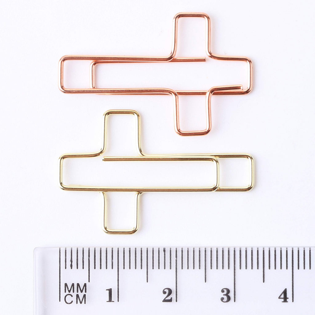 Mr Pen- Cross Paper Clips Gold Rose Stainless Christian Bookmark Office Home Use