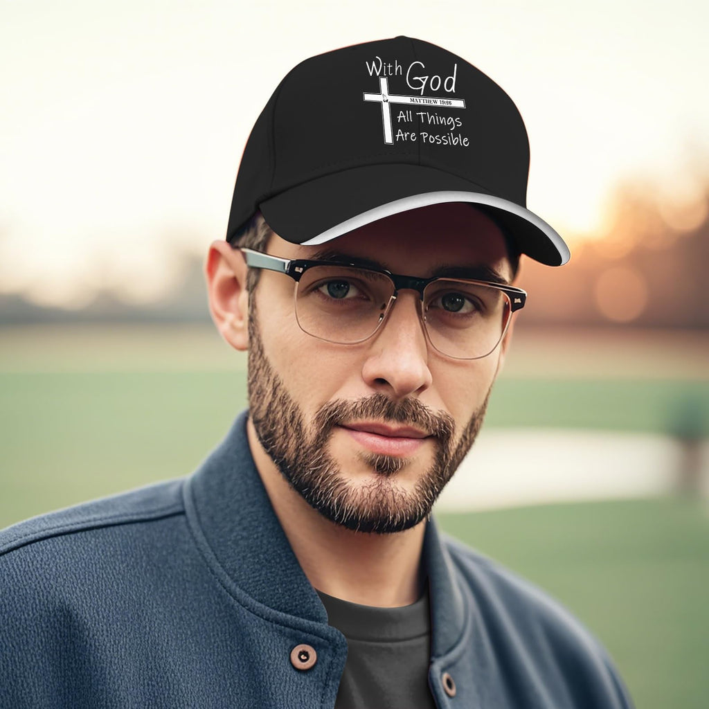 Jesus Hat for Men, Snapback Christian Hats for Women, Outdoor Religious Caps