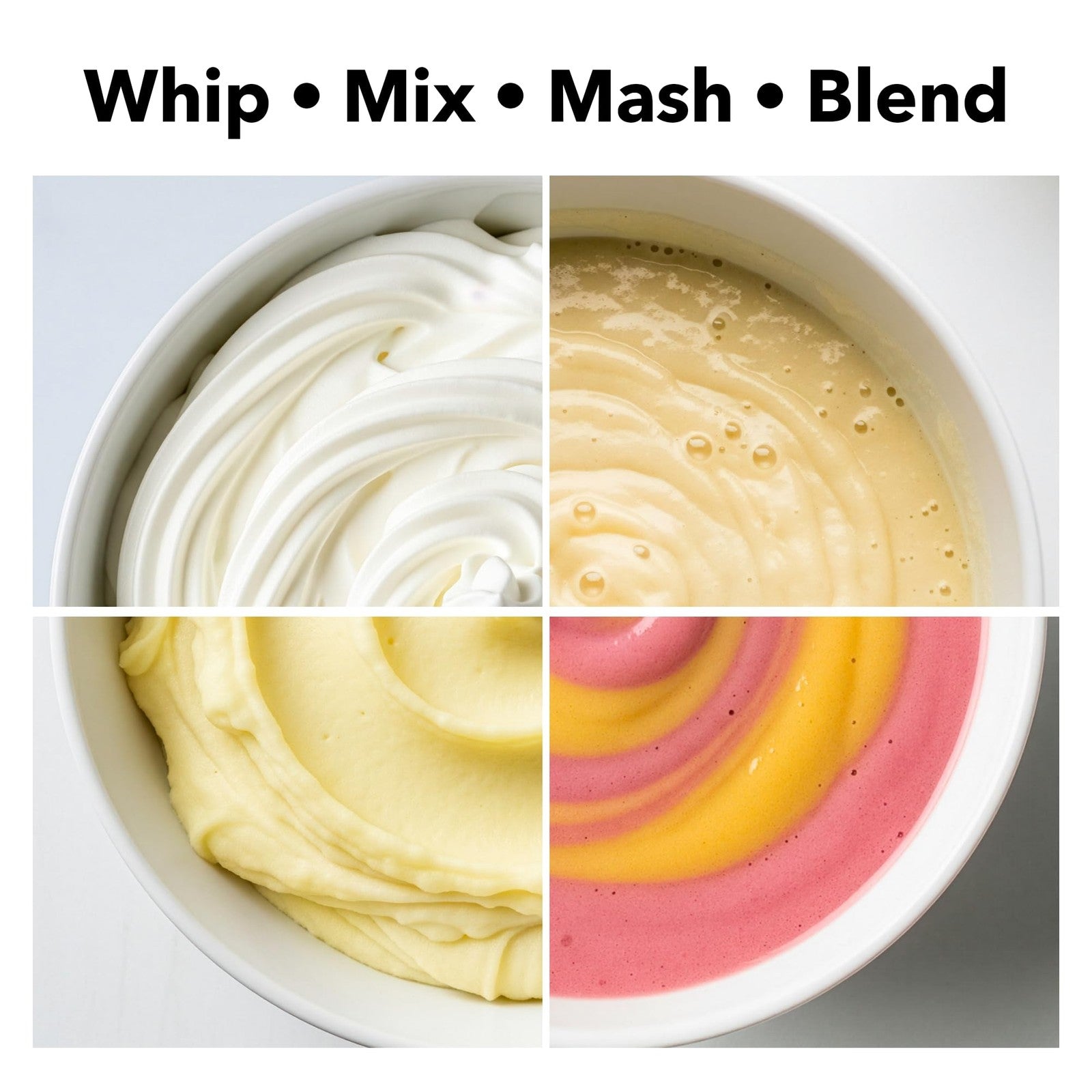 OVENTE 5-Speed Electric Hand Mixer 150W with Storage Case & Whisks Red