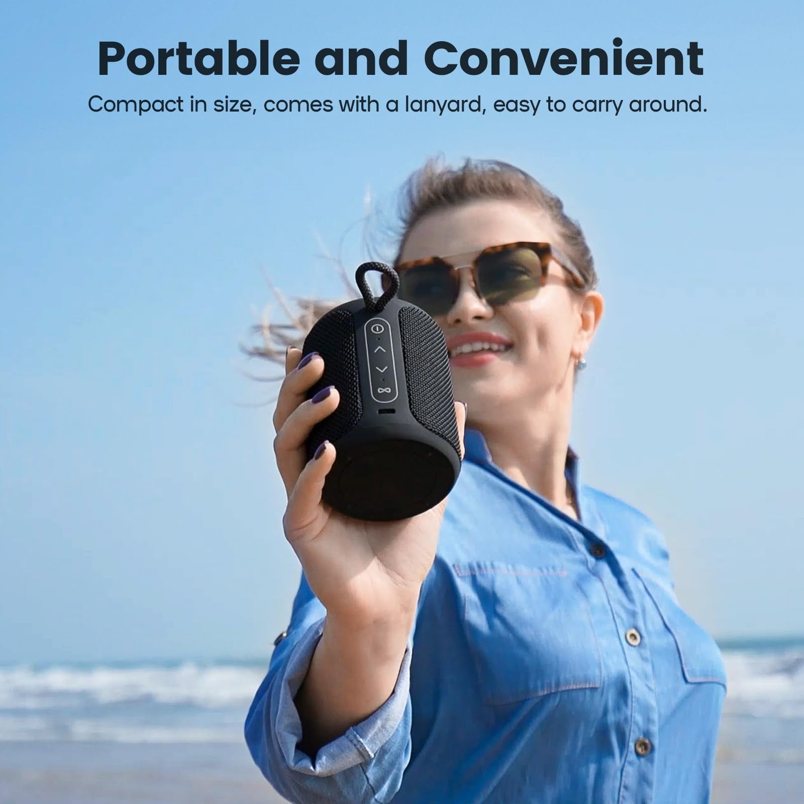 Bluetooth Speaker IP67 Waterproof 15W Stereo Sound RGB Portable Audio