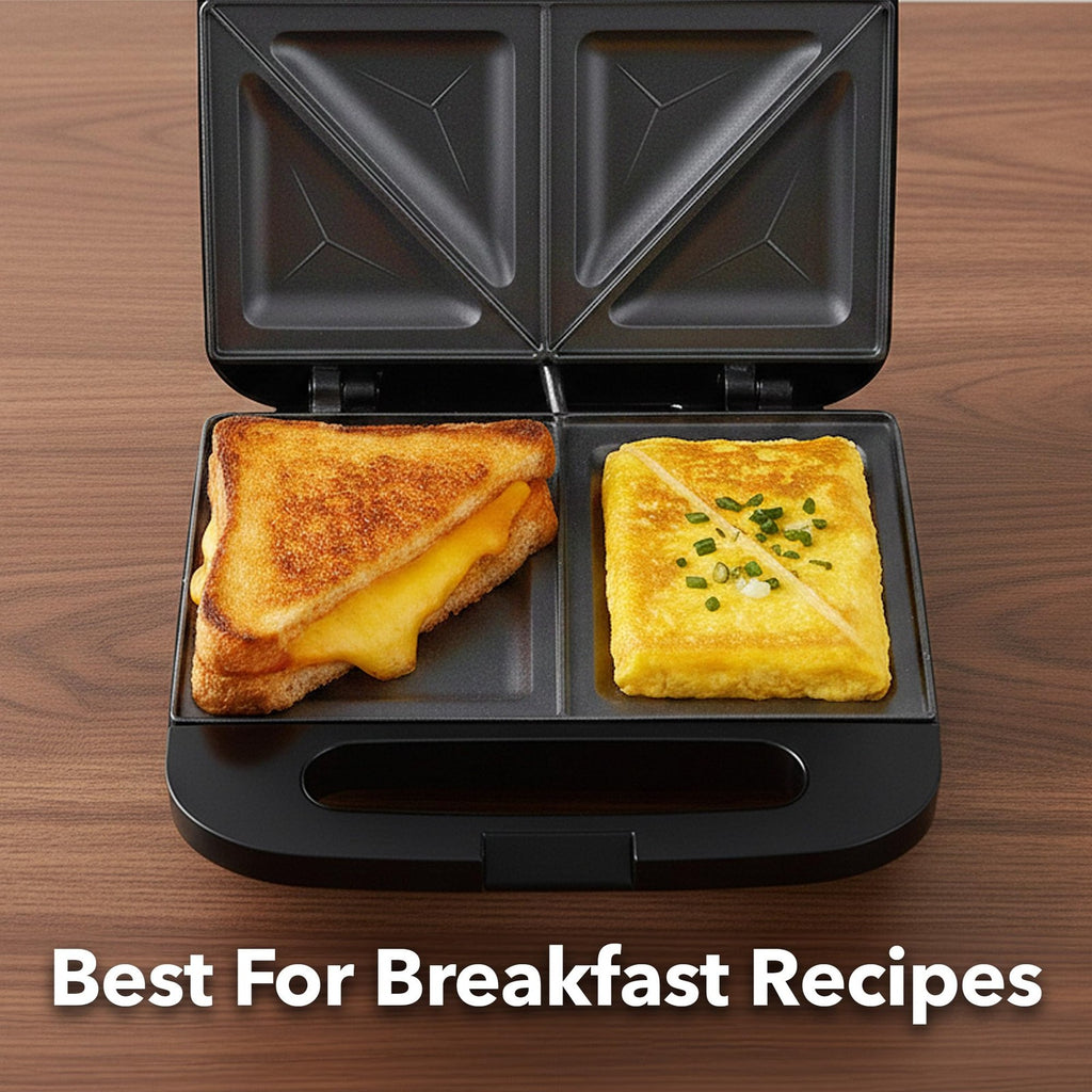 OVENTE Electric Sandwich Maker Nonstick 2 Slice Grill Black GPS401B 750W