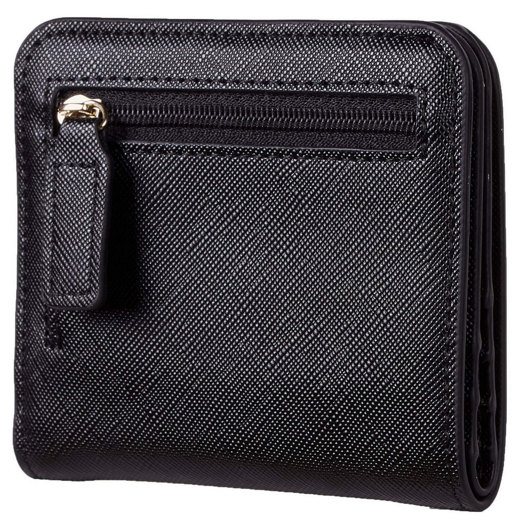 Toughergun Slim RFID Leather Wallet for Women Compact Bifold ID Coin Zipper
