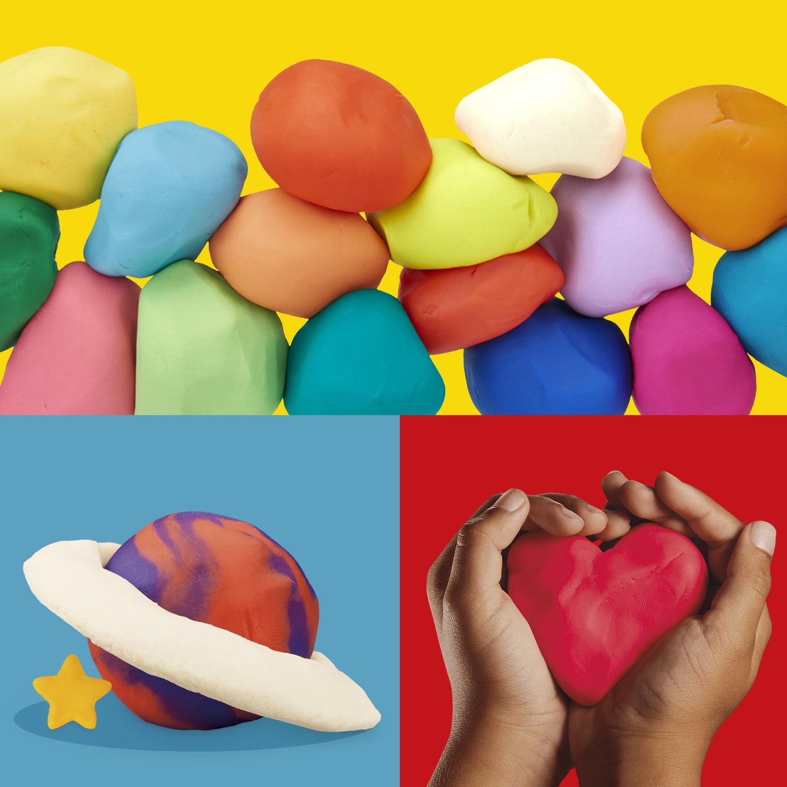 Play Dough Set 10 Pack Colors Modeling Clay Kids Non Toxic 2oz Cans