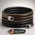 Giraffe Tools 5/8" x 8 ft Garden Hose F/F 600 PSI No Kink Heavy Duty Rubber