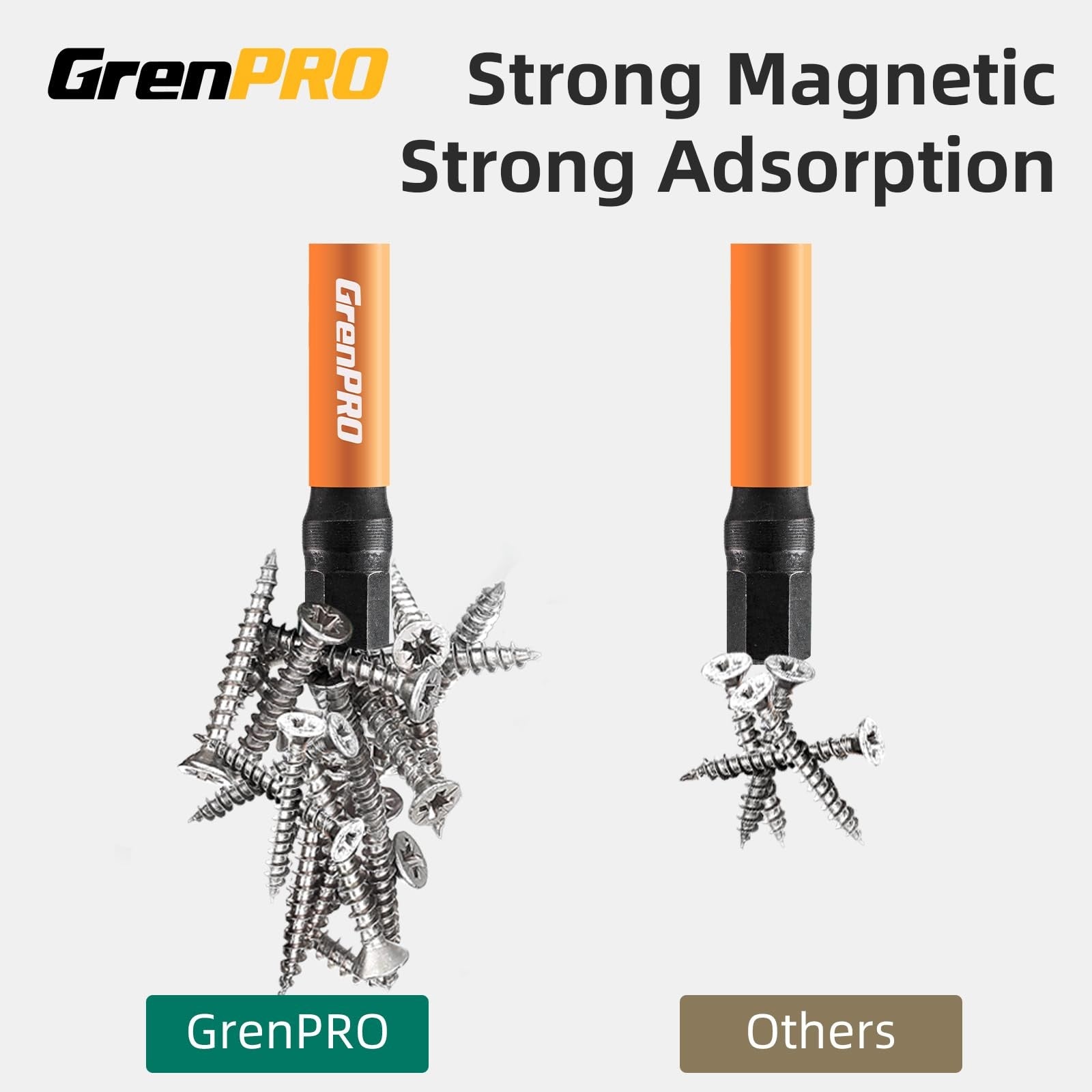 GRENPRO Allen Wrench Drill Bit Set 22pc Hex Bit Set Impact Driver Bit Set, Screw