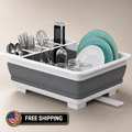 Collapsible Dish Drying Rack Portable Dinnerware Drainer Organizer - Kitchen RV