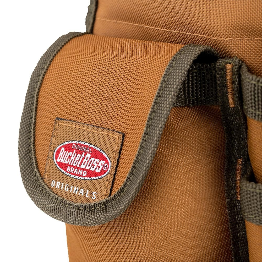 Bucket Boss The Bucketeer Bucket Tool Organizer in Brown Portable Hardware Tools
