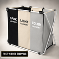 180L Large Laundry Basket, Freestanding Laundry Hamper, Collapsible Tall Clothes