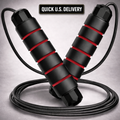 Adjustable Jump Rope Speed Fitness Skipping Rope Ball Bearing Cable