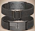 Zocomi American Flag Cross Bracelet Adjustable Christian Faith Gift Men Women