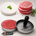 4.5" Hamburger Press Patty Maker w/150 Patty Papers Nonstick Burger Mold BPA