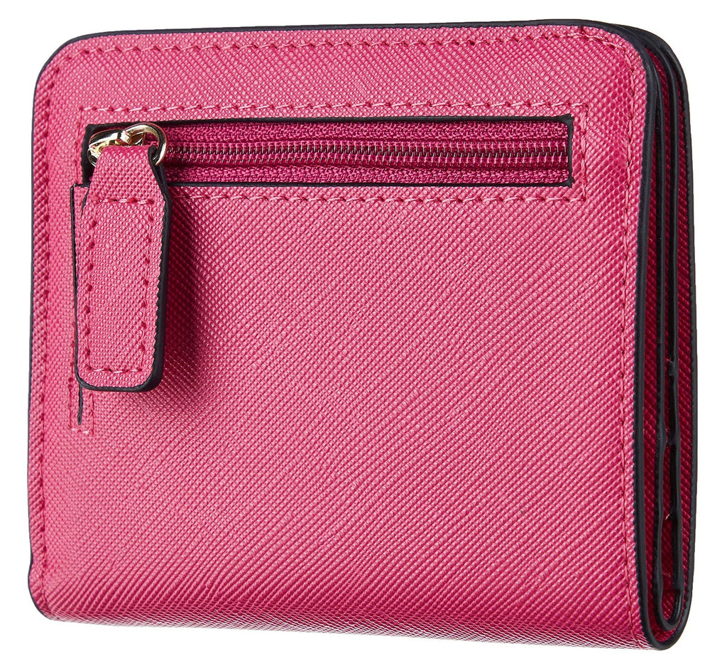 Toughergun Slim RFID Leather Wallet for Women Compact Bifold ID Coin Zipper