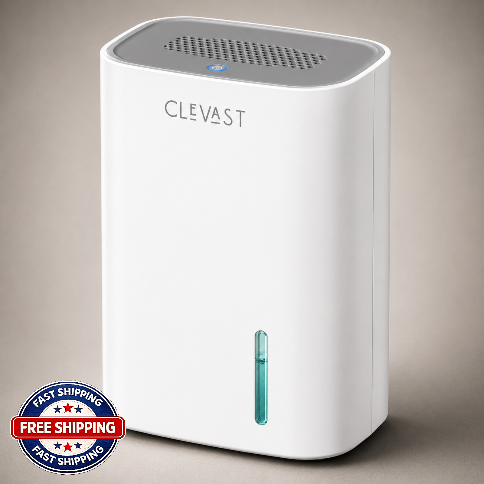 CLEVAST Mini Dehumidifier 30oz Water Tank Quiet Portable Room Dehumidifier