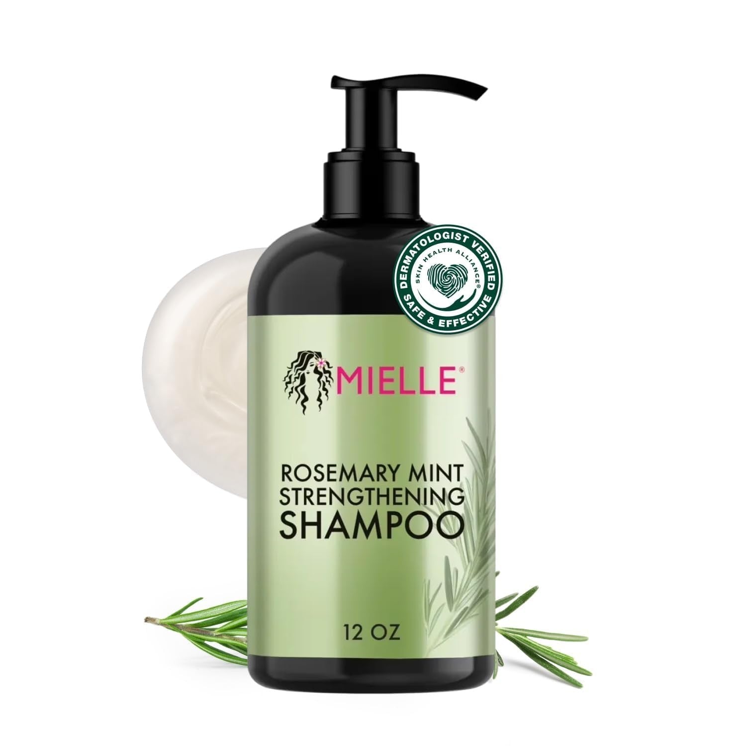Mielle Organics Rosemary Mint Biotin Shampoo Moisturizing Strengthening Hair