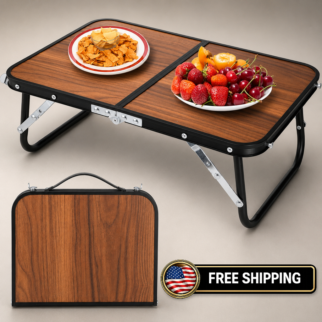 Portable Folding Camping Table Mini Picnic Beach Table w/ Carry Handle