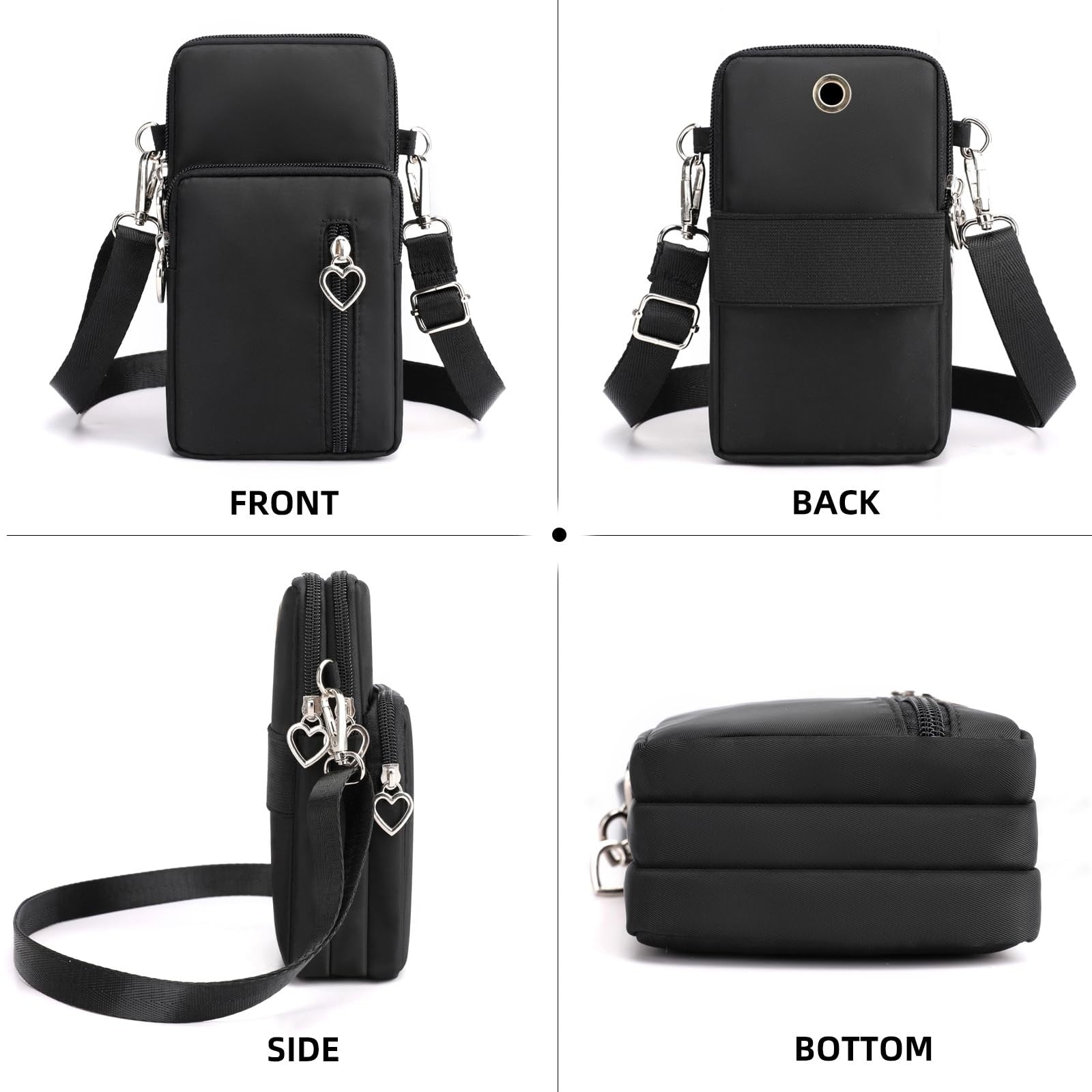 JANKS Small Crossbody Bag for Women - Mini Phone Purses with Crossbody Strap