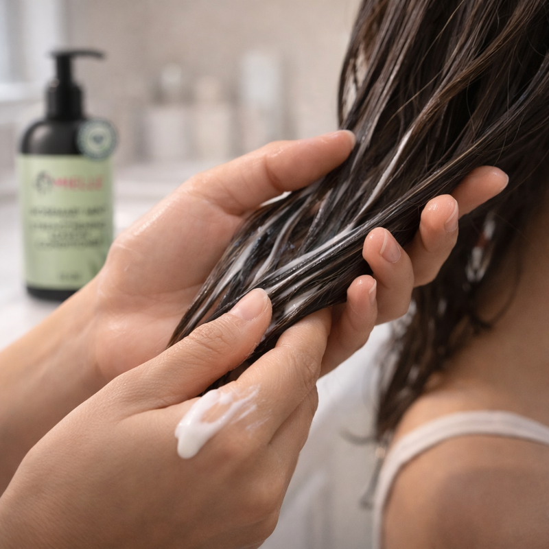 Mielle Organics Leave In Conditioner Hydrating Strengthening Hair Care Daily Use