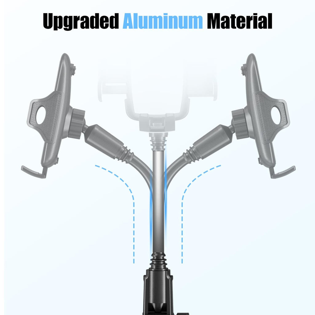 Cup Holder Phone Mount 8in Gooseneck Fits 2.5-4.5in Cup Holders 4-7in Phones