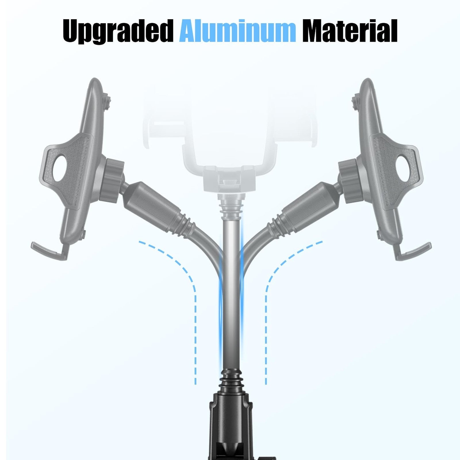 Cup Holder Phone Mount 8in Gooseneck Fits 2.5-4.5in Cup Holders 4-7in Phones
