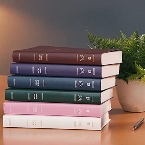 JV Holy Bible Comfort Print Black Leather Look Church Study Gift Edition