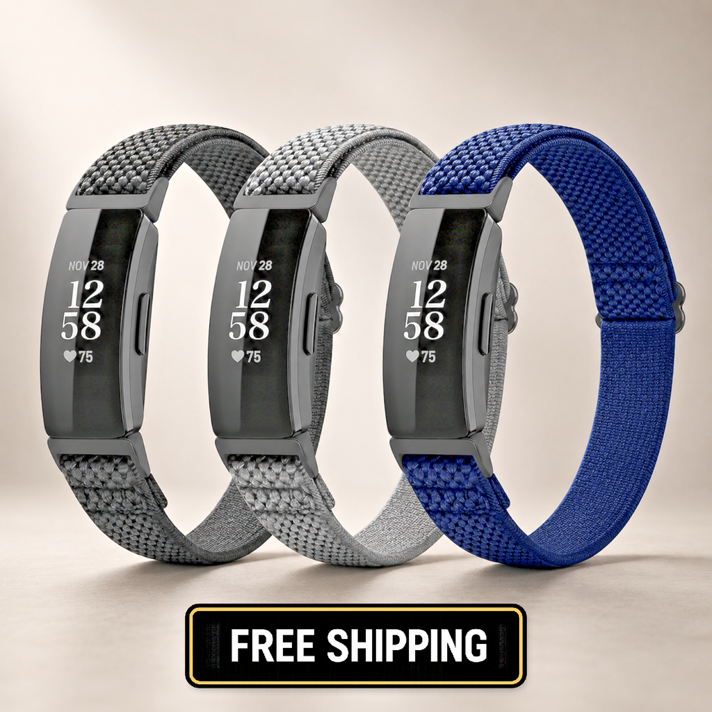 Elastic Nylon Bands for Fitbit Inspire 3 2 HR Adjustable Stretch Strap men women