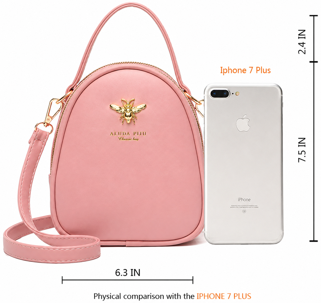 Women Small Crossbody Bag Faux Leather Phone Purse Wallet Messenger Bag